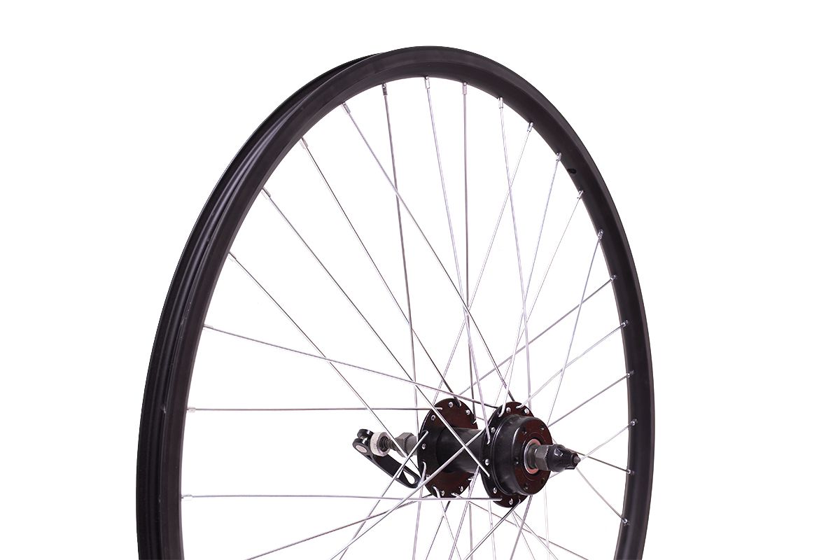 Колесо 26" MTB заднее под трещотку,дв.обод Qijian DA18 36H,алюм.втулка KT- M65R QR DISC 36H IS6,экцентрик,черный Колесо 26" MTB заднее под трещотку,дв.обод Qijian DA18 36H,алюм.втулка KT- M65R QR DISC 36H IS6,экцентрик,черный