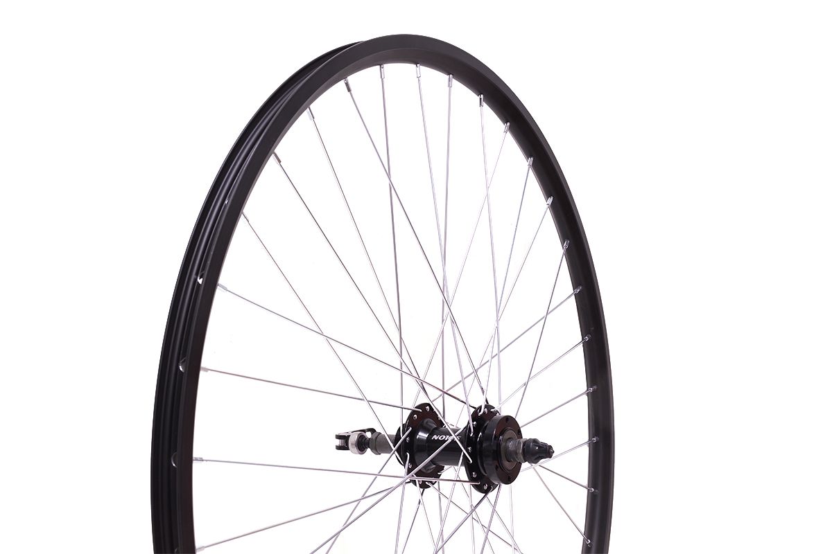 Колесо 29"MTB заднее под трещотку, двойной обод Qijian DA-18 29"36H, втулка Solon DH701R, 36H Disc, конусные подшипники, крепление IS6, эксцентрик, цвет черный Колесо 29"MTB заднее под трещотку, двойной обод Qijian DA-18 29"36H, втулка Solon DH701R, 36H Disc, конусные подшипники, крепление IS6, эксцентрик, цвет черный