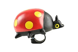 Сигнал звуковой BE-13102 black\red пласт.база,диам.52мм,черная база,божья коровка